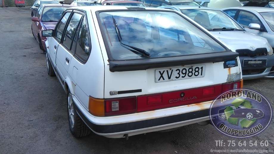 Toyota Corolla 1982-1987 (KE80) (KE80), Motorkode: 4A-L, Girkassekode: 