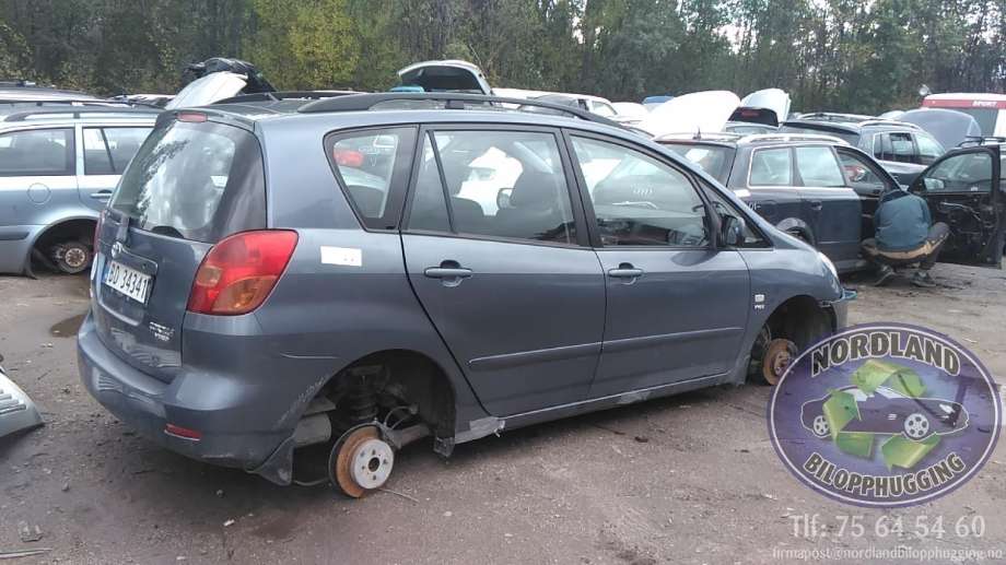 Toyota Verso 2002-2004 (COROLLA) (COROLLA), Motorkode: 3ZZ-FE, Girkassekode: 
