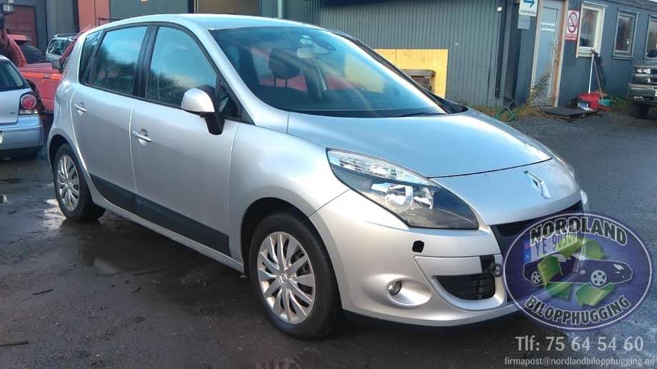 Renault Scenic 2009-2016 (Type III) , Motorkode: K9K N8, Girkassekode: 