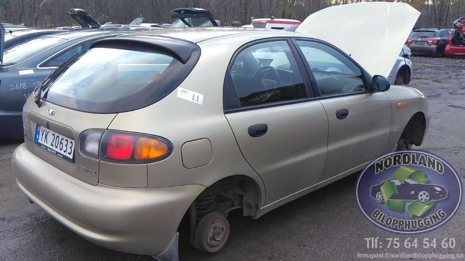 Daewoo Lanos 1997-2002 , Motorkode: A13SMS, Girkassekode: