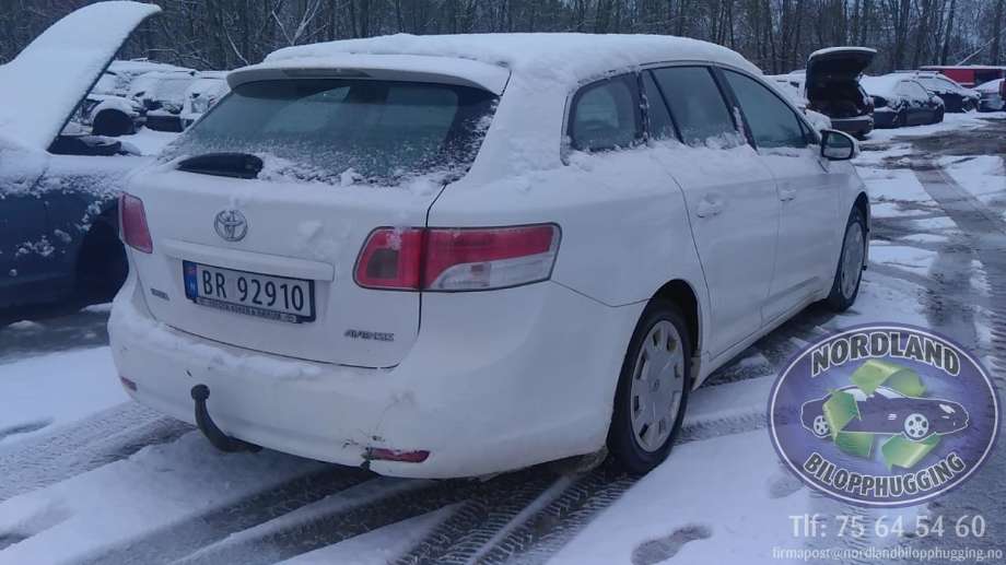 Toyota Avensis 2009-2015 (Type III, Fase 1) , Motorkode: 1ZR-FAE, Girkassekode: 