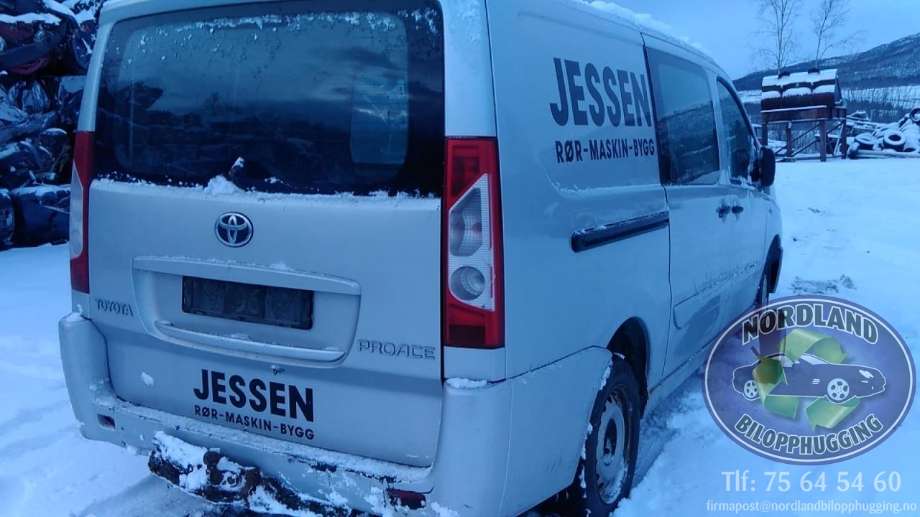 Toyota Proace 2013-2016 (Type I) , Motorkode: RH02, Girkassekode: 