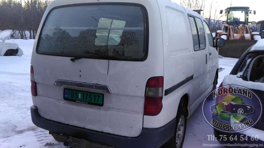 Toyota Hiace 2007-2012 (Fase 3) , Motorkode: 2KD-FTV, Girkassekode: 