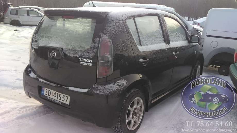Daihatsu Sirion 2006-2009 (Type II) , Motorkode: K3, Girkassekode: 