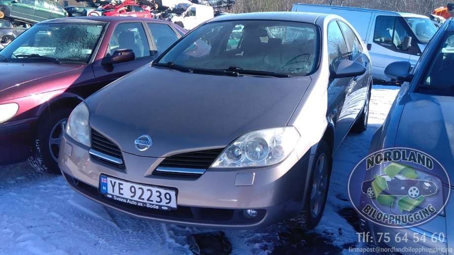Nissan Primera 2002-2007 (P12) (P12), Motorkode: QG18, Girkassekode: 
