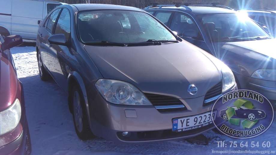 Nissan Primera 2002-2007 (P12) (P12), Motorkode: QG18, Girkassekode: 