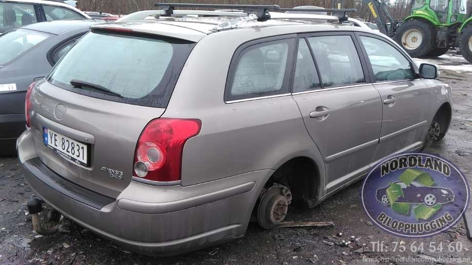 Toyota Avensis 2003-2008 (Type II) , Motorkode: 1AD-FTV, Girkassekode: 