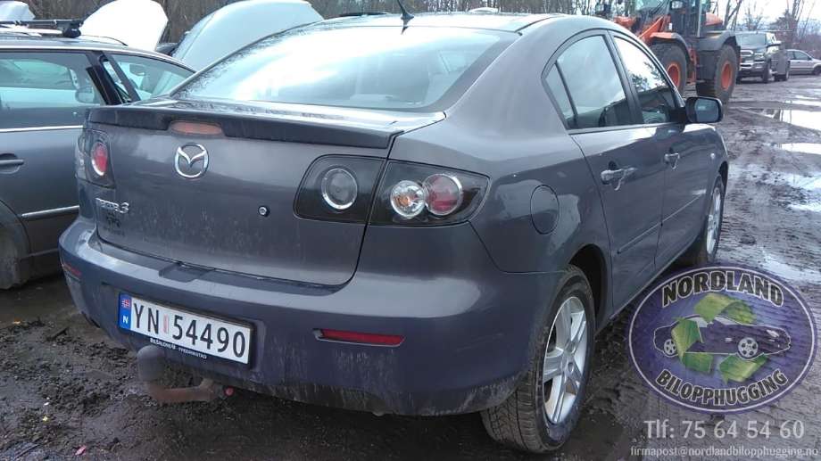 Mazda 3 2006-2009 (Type I, Fase 2) , Motorkode: Y6, Girkassekode: 