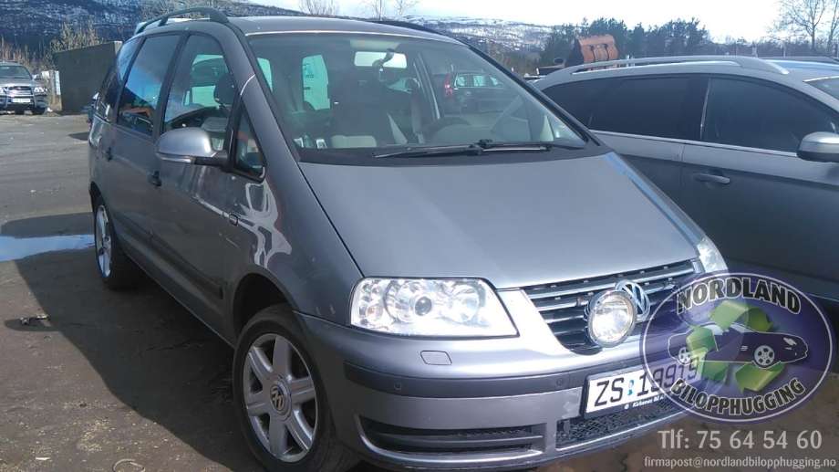 VW Sharan 2000-2010 (Type I, Fase 2) , Motorkode: AUY, Girkassekode: 