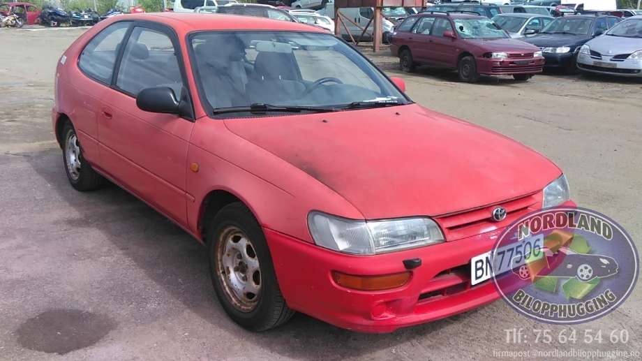 Toyota Corolla 1993-1997 , Motorkode: 4E-FE, Girkassekode: 