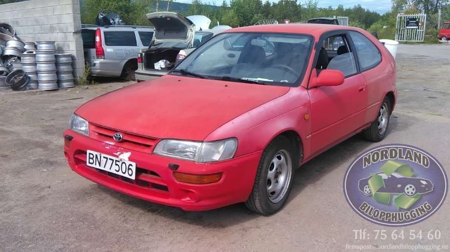 Toyota Corolla 1993-1997 , Motorkode: 4E-FE, Girkassekode: 