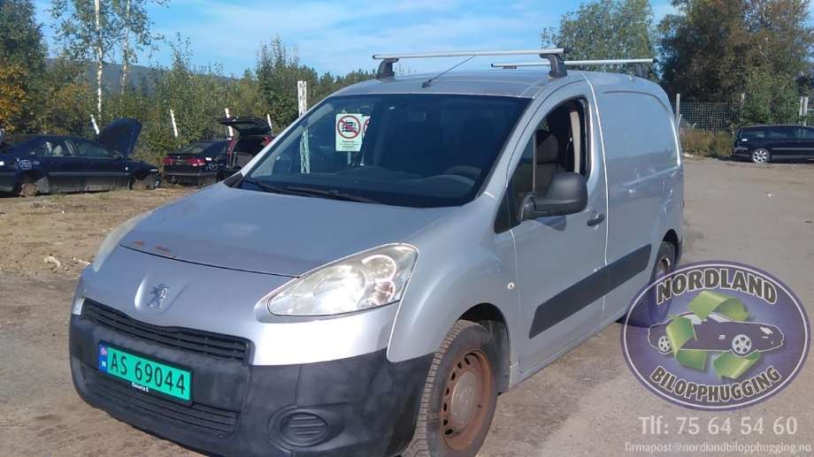 Peugeot Partner 2008-2015 (Type II, Fase 1) , Motorkode: 9H06, Girkassekode: 
