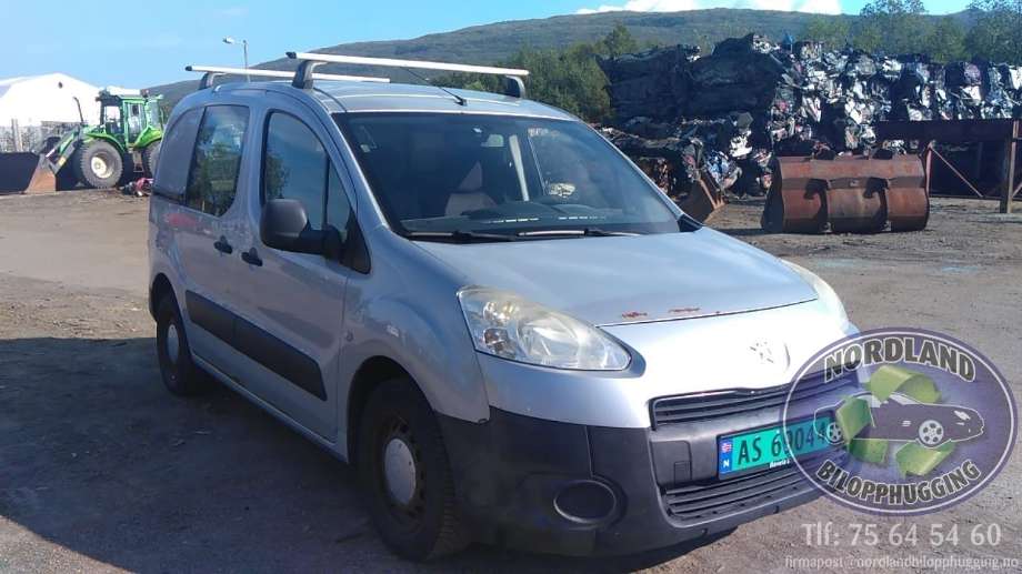 Peugeot Partner 2008-2015 (Type II, Fase 1) , Motorkode: 9H06, Girkassekode: 