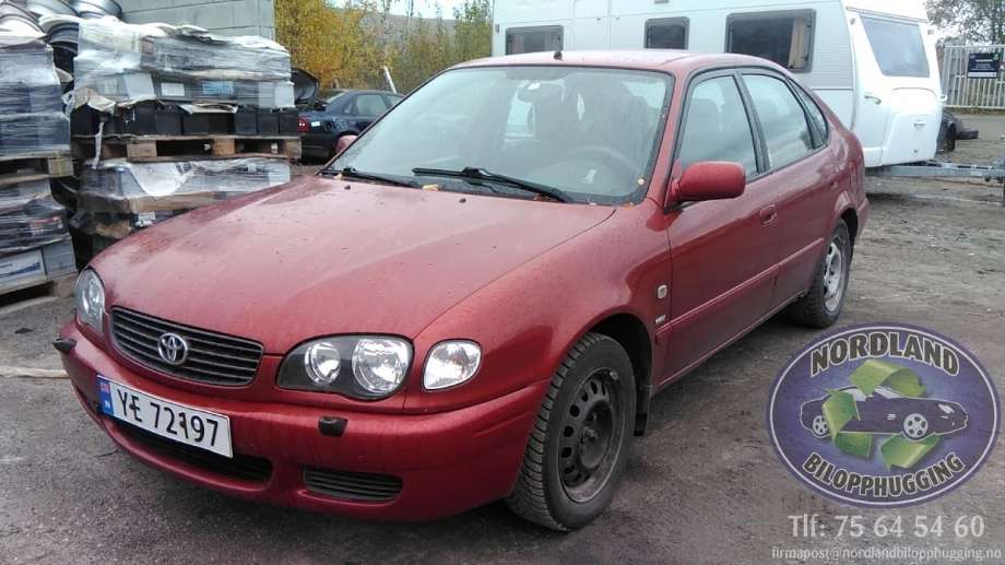Toyota Corolla 2000-2002 (Fase 2) , Motorkode: 4ZZ-FE, Girkassekode: 