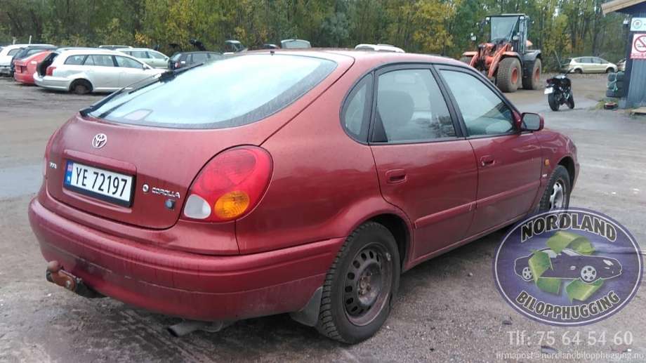Toyota Corolla 2000-2002 (Fase 2) , Motorkode: 4ZZ-FE, Girkassekode: 