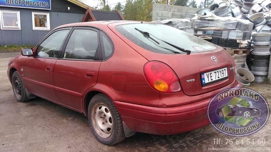 Toyota Corolla 2000-2002 (Fase 2) , Motorkode: 4ZZ-FE, Girkassekode: 