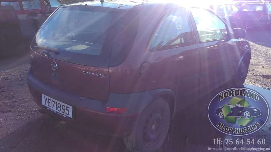Opel Corsa C 2000-2006 , Motorkode: Z14XE, Girkassekode: 