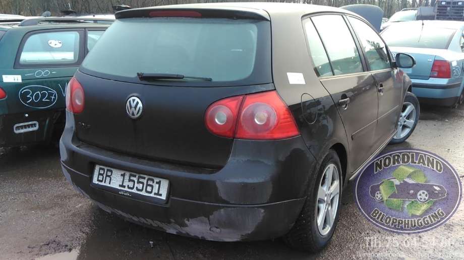 VW Golf, Plus/Cross 2005-2009 (Fase 1) , Motorkode: BGU, Girkassekode: 