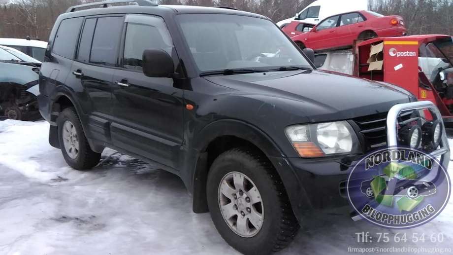Mitsubishi Pajero 2000-2006 (Type III) delebil , Motorkode: 4D56, Girkassekode: 