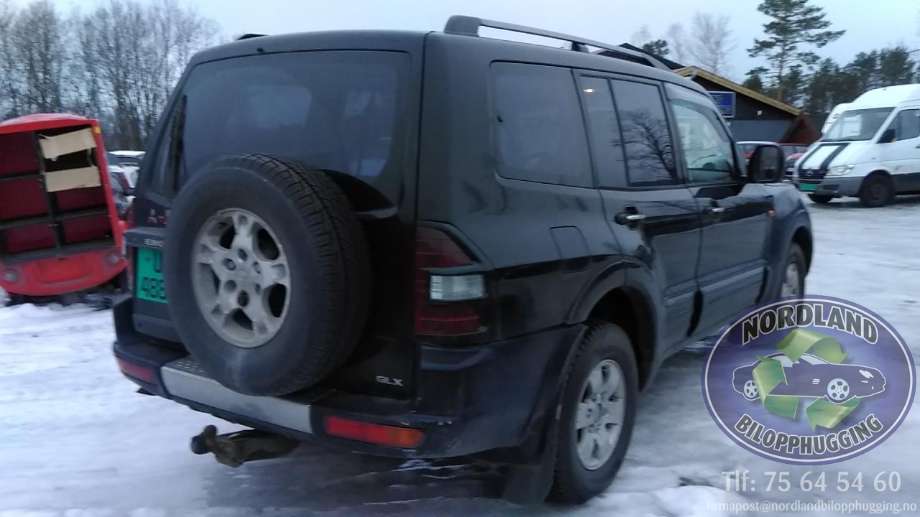 Mitsubishi Pajero 2000-2006 (Type III) delebil , Motorkode: 4D56, Girkassekode: 
