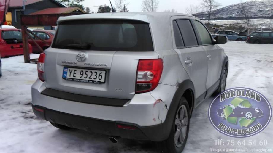 Toyota Urban Cruiser 2009-2014 , Motorkode: 1ND-TV, Girkassekode: