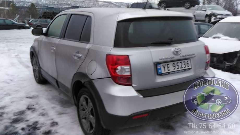 Toyota Urban Cruiser 2009-2014 , Motorkode: 1ND-TV, Girkassekode: