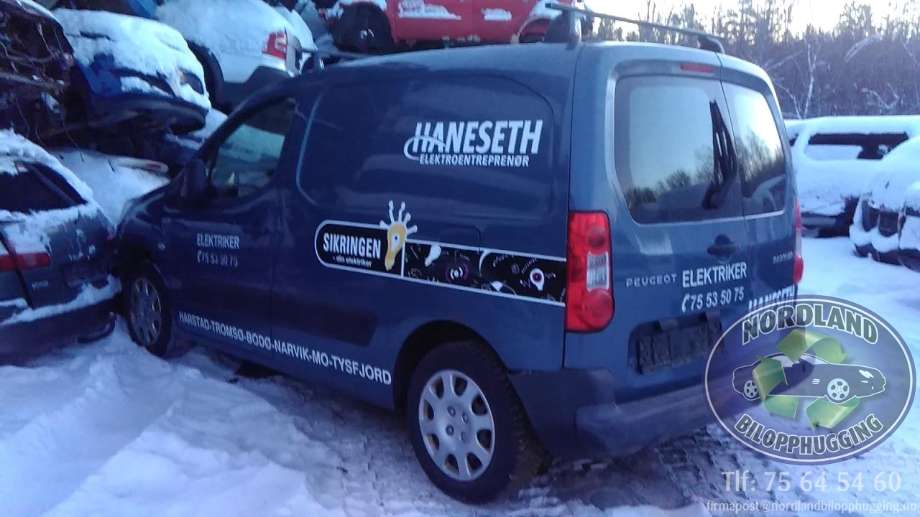 Peugeot Partner, 2008-2015 (Type II, Fase 1)  delebil , Motorkode: 9HT
