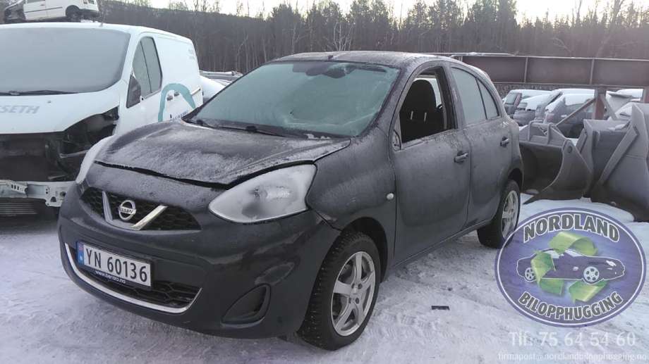 Nissan Micra 2011-2017 (K13) (K13), Motorkode: HR12, Girkassekode: 