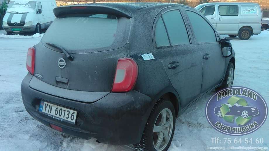 Nissan Micra 2011-2017 (K13) (K13), Motorkode: HR12, Girkassekode: 