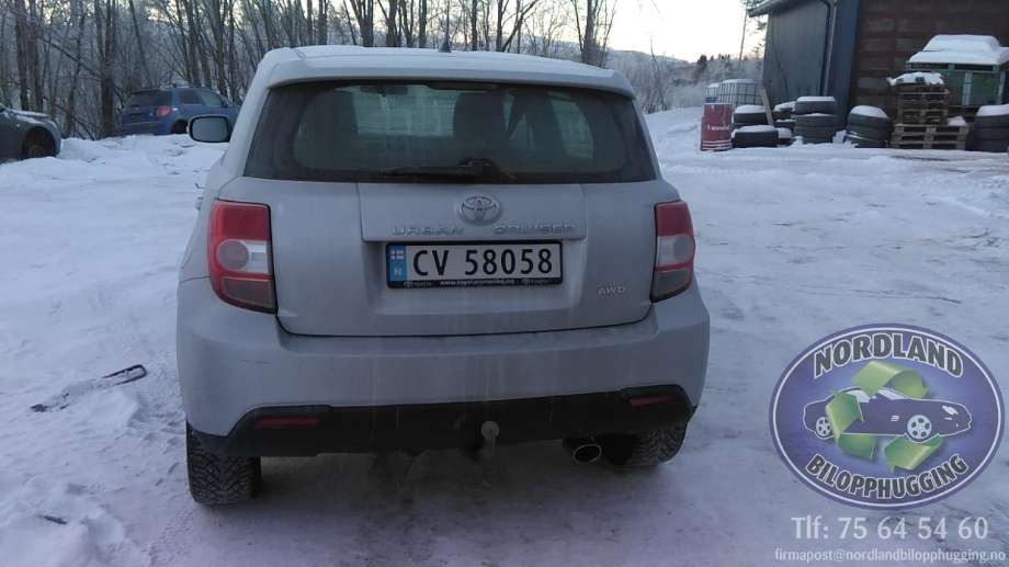 Toyota Urban Cruiser 2009-2014 , Motorkode: 1ND-TV, Girkassekode: 