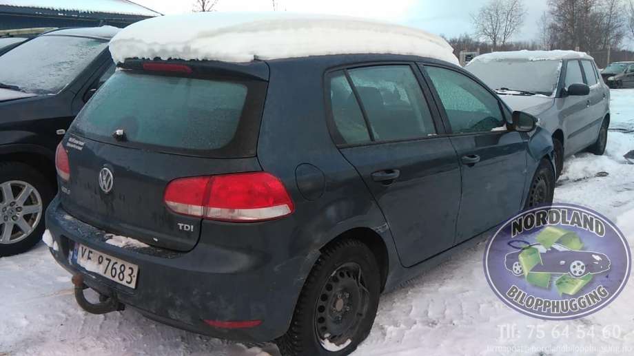 VW Golf VI 2008-2012 delebil , Motorkode: CAY, Girkassekode: 