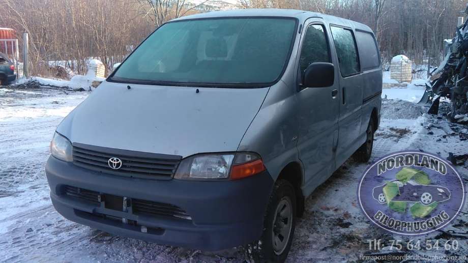 Toyota Hiace 2001-2006 (Fase 2) delebil , Motorkode: 2KD-FTU, Girkassekode: 