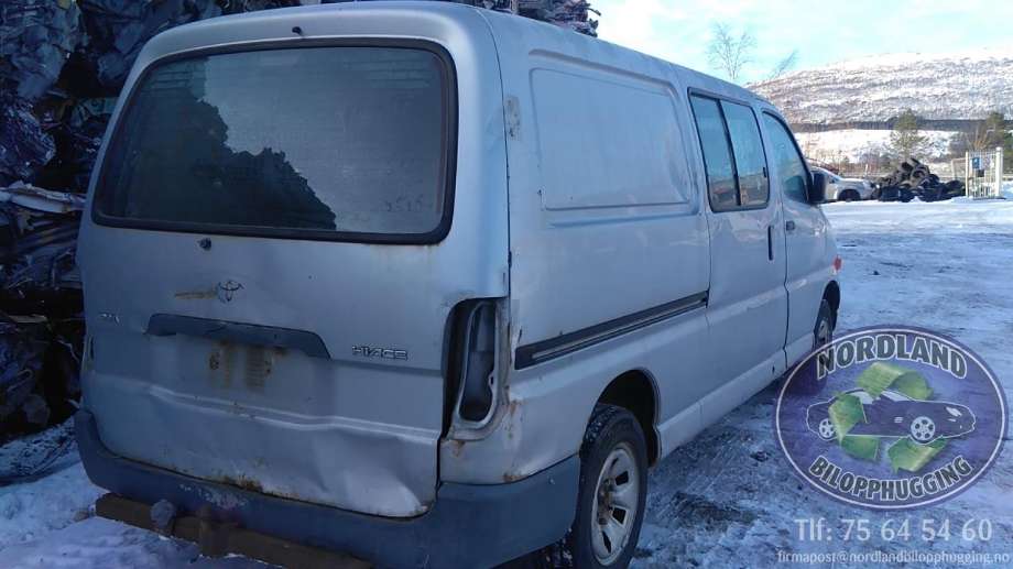 Toyota Hiace 2001-2006 (Fase 2) delebil , Motorkode: 2KD-FTU, Girkassekode: 