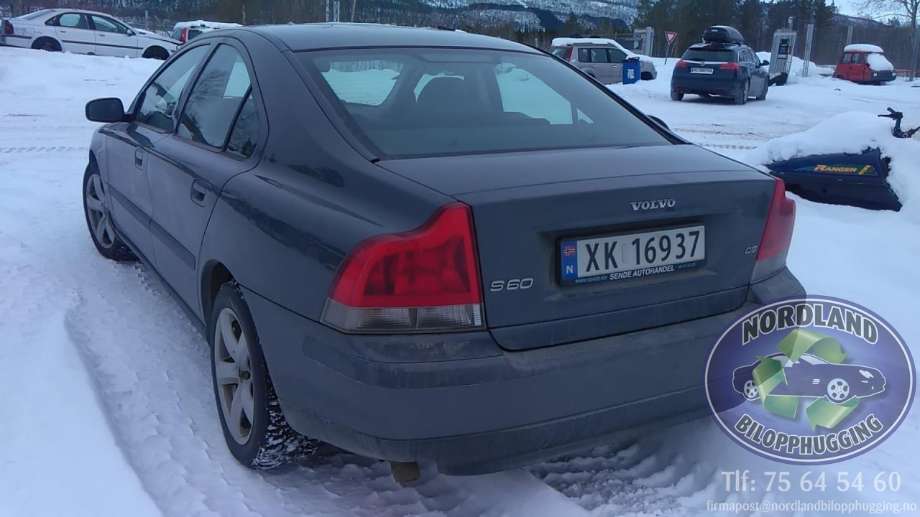 Volvo S60 2000-2004 (Type I, Fase 1) delebil , Motorkode: D5244T, Girkassekode: 