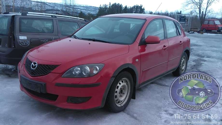 Mazda 3, 2003-2005 (Type I, Fase 1)  delebil , Motorkode: Z6
