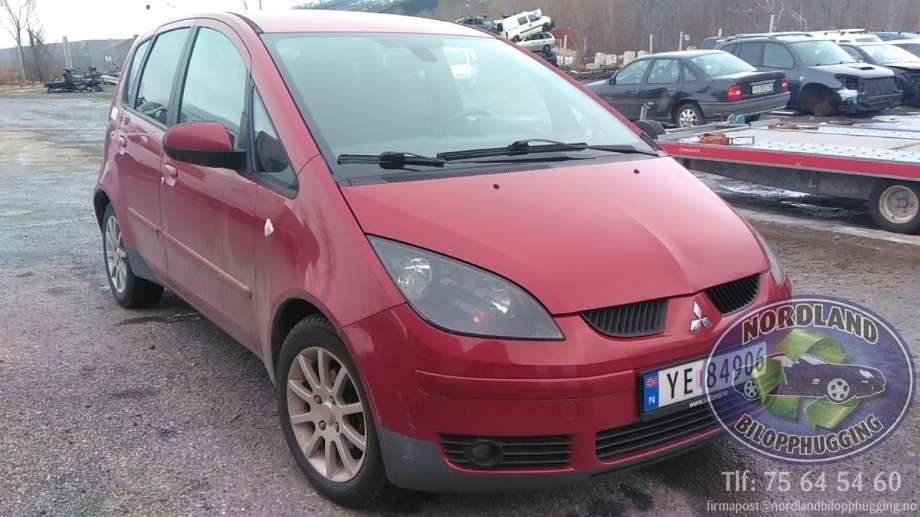 Mitsubishi Colt 2004-2008 (Type VII, Fase 1) , Motorkode: 134910, Girkassekode: