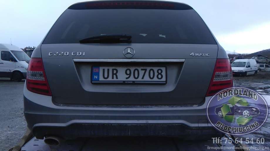 Mercedes C-Klasse 2011-2014 (Fase 2) (W204) (W204), Motorkode: 651912, Girkassekode: 72296505334023