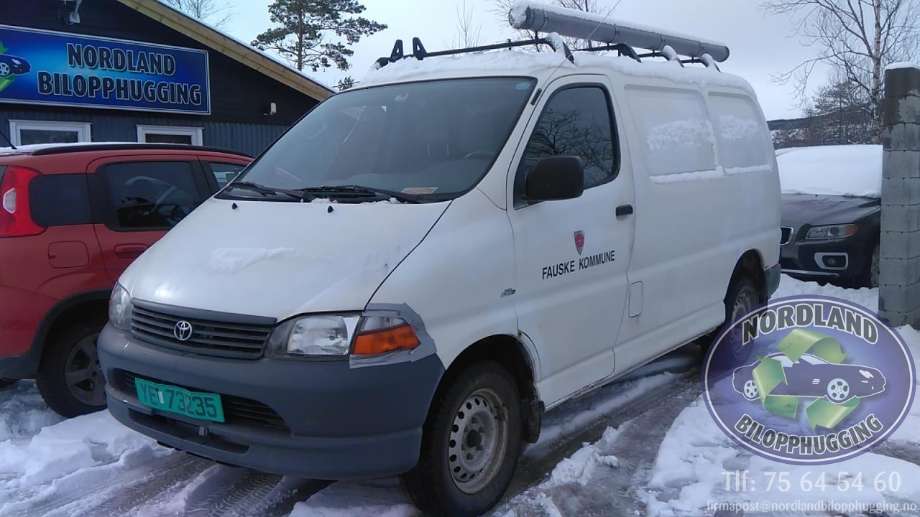 Toyota Hiace 2001-2006 (Fase 2) delebil , Motorkode: 2KD-FTV, Girkassekode: 