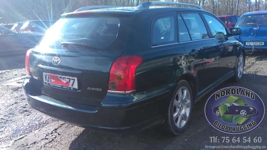 Toyota Avensis, 2003-2008 (Type II)  delebil , Motorkode: 3ZZ-FE