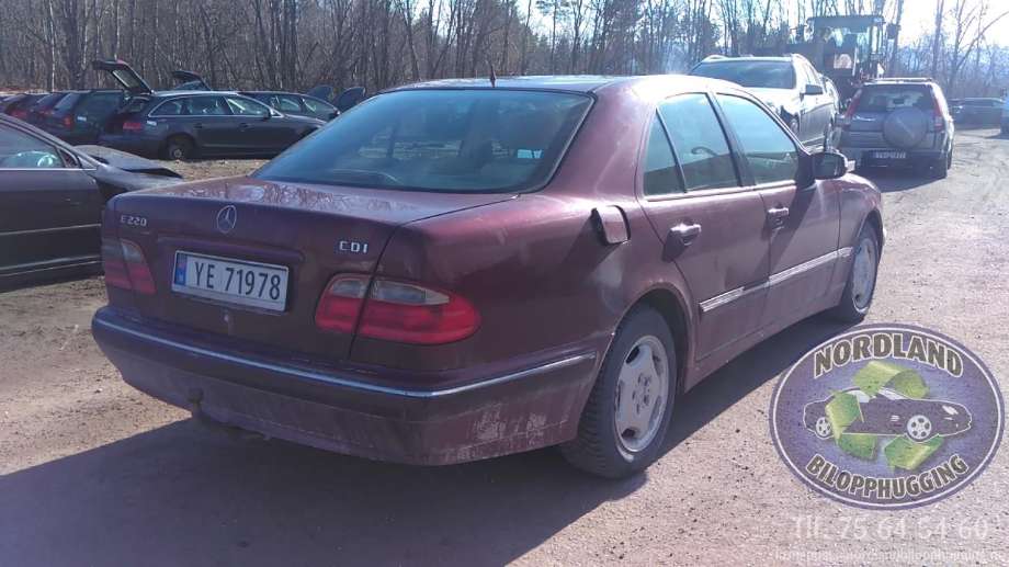 Mercedes E-Klasse 2000-2002 (Fase 2) (W210) delebil , Motorkode: 611 961, Girkassekode: 