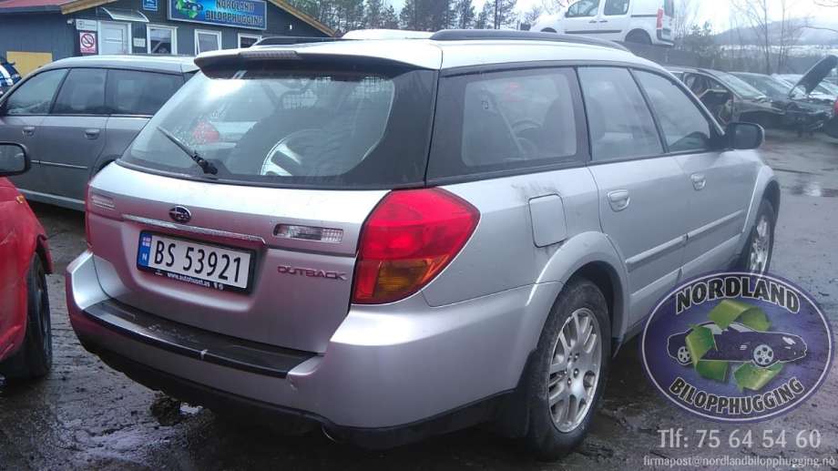 Subaru Legacy 2003-2007 (Type IV, Fase 1) delebil , Motorkode: EJ25, Girkassekode: 