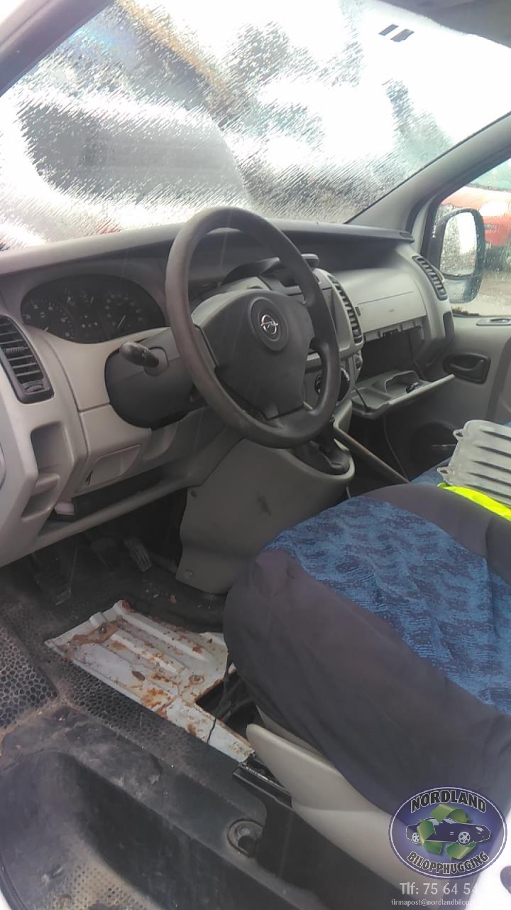 Opel Vivaro A 2001-2006 delebil , Motorkode: F9QU7, Girkassekode: 