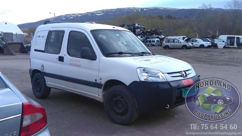 Peugeot Partner, 2002-2008 (Type I, Fase 2)  delebil , Motorkode: RHY