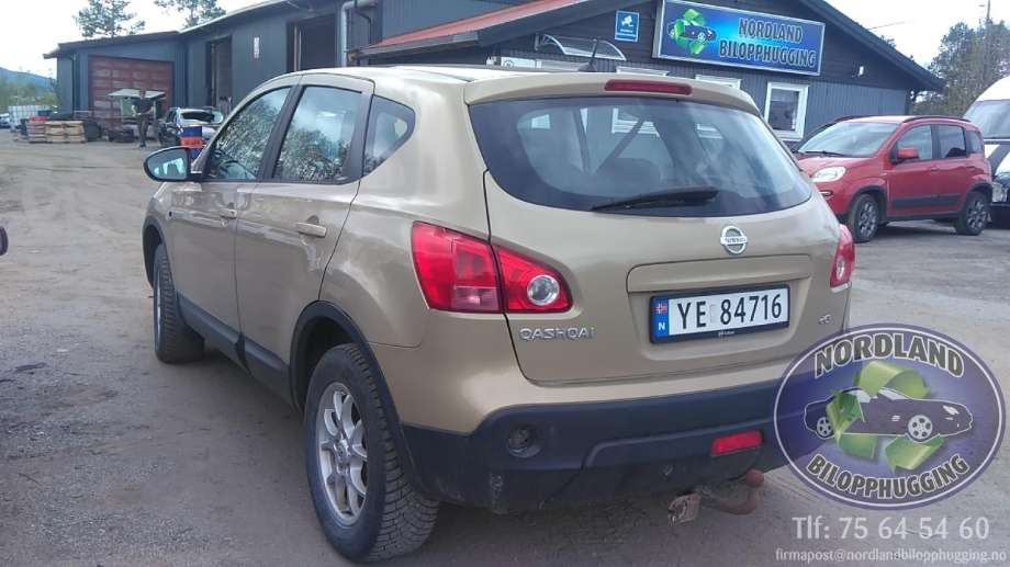 Nissan Qashqai 2007-2010 (Type I, Fase 1) delebil , Motorkode: K9K, Girkassekode: 