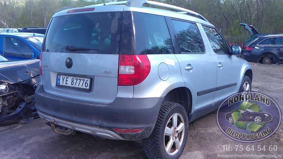 Škoda Yeti 2009-2013 (Fase 1) delebil , Motorkode: CFH, Girkassekode: 