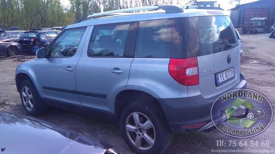 Škoda Yeti 2009-2013 (Fase 1) delebil , Motorkode: CFH, Girkassekode: 