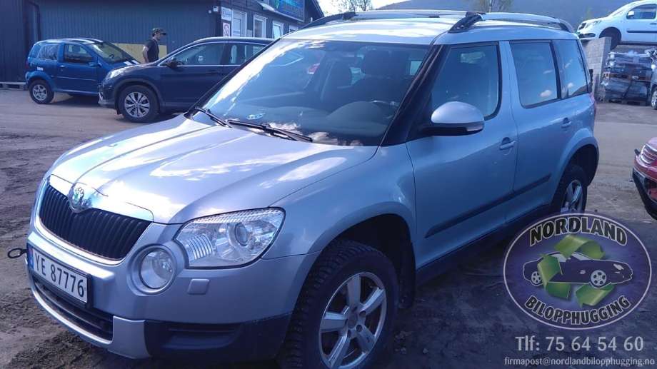 Škoda Yeti 2009-2013 (Fase 1) delebil , Motorkode: CFH, Girkassekode: 