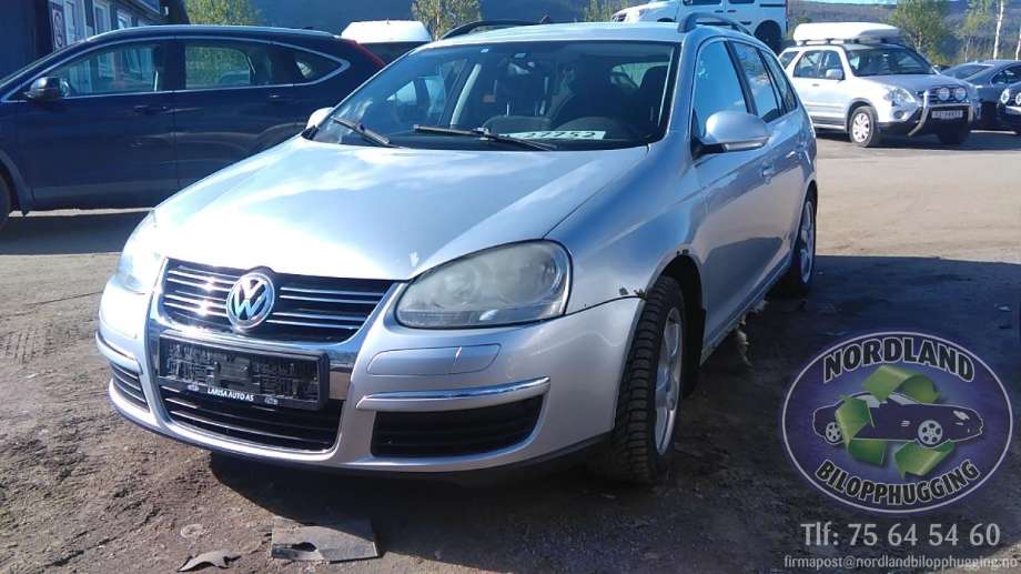 VW Golf VI 2008-2012 delebil , Motorkode: BLS, Girkassekode: 