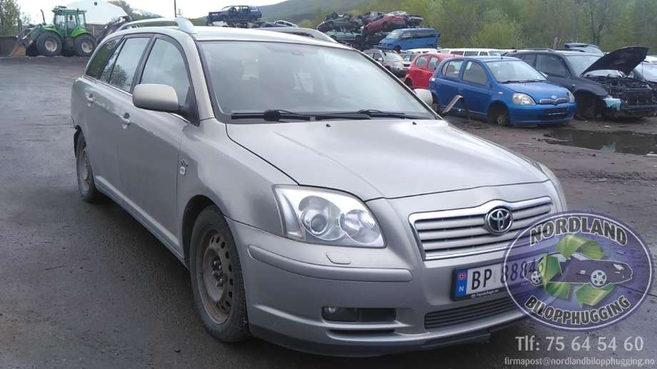 Toyota Avensis 2003-2008 (Type II) delebil , Motorkode: 1CD-FTV, Girkassekode: 