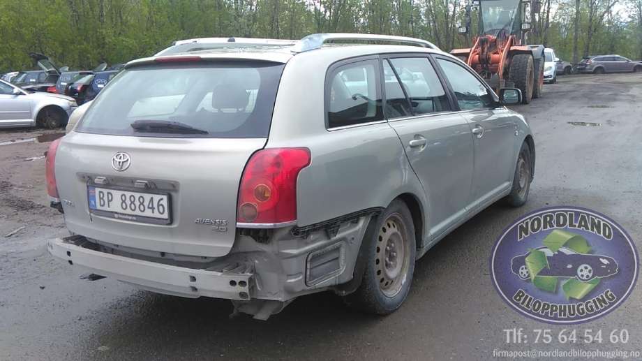 Toyota Avensis 2003-2008 (Type II) delebil , Motorkode: 1CD-FTV, Girkassekode: 